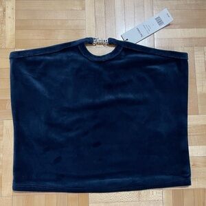 Juicy Couture Velour Blue Strapless Top Y2K BNWT
